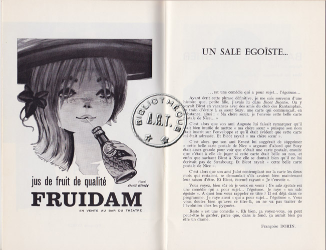 Les programmes de Théatre de l\